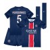 Paris Saint-Germain Marquinhos #5 Hjemmedraktsett Barn 2024-25 Kortermet (+ Korte bukser)